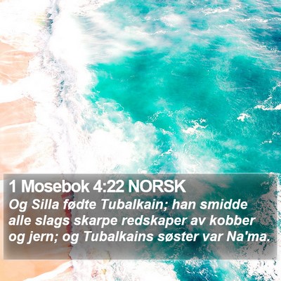 1 Mosebok 4:22 NORSK Bible Verse Image
