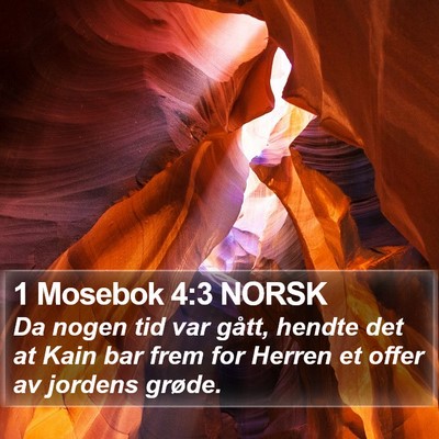 1 Mosebok 4:3 NORSK Bible Verse Image