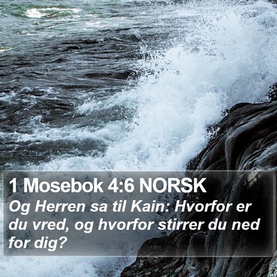 1 Mosebok 4:6 NORSK Bible Verse Image