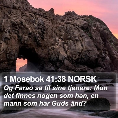 1 Mosebok 41:38 NORSK Bible Verse Image