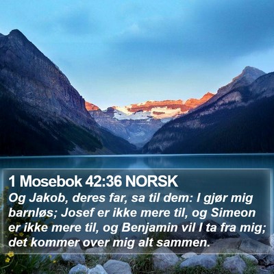 1 Mosebok 42:36 NORSK Bible Verse Image