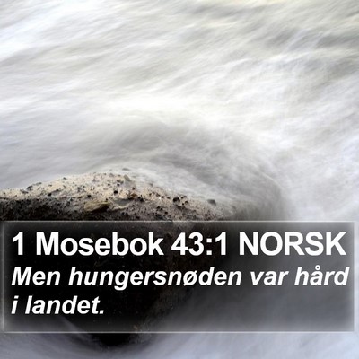 1 Mosebok 43:1 NORSK Bible Verse Image
