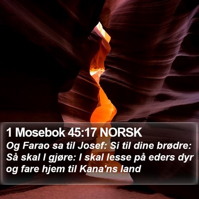 1 Mosebok 45:17 NORSK Bible Verse Image