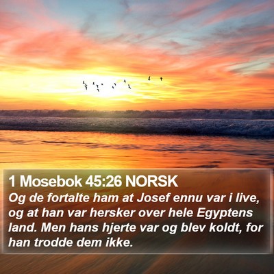 1 Mosebok 45:26 NORSK Bible Verse Image