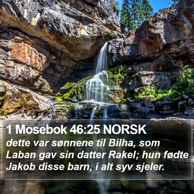 1 Mosebok 46:25 NORSK Bible Verse Image