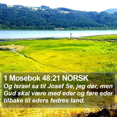 1 Mosebok 48:21 NORSK Bible Verse Image