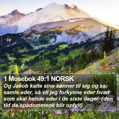 1 Mosebok 49:1 NORSK Bible Verse Image