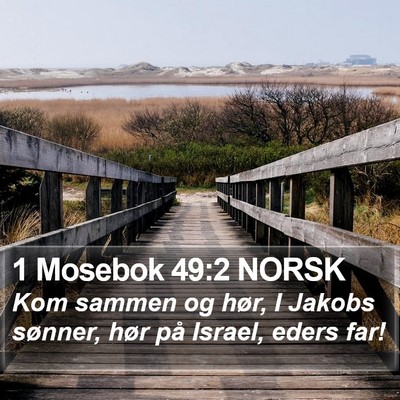1 Mosebok 49:2 NORSK Bible Verse Image
