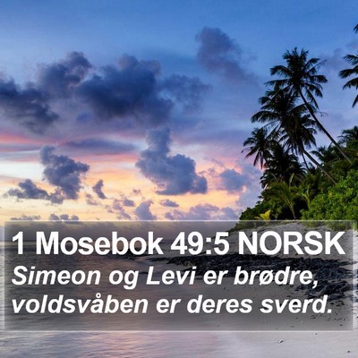 1 Mosebok 49:5 NORSK Bible Verse Image
