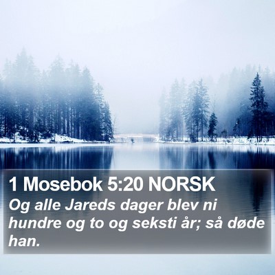1 Mosebok 5:20 NORSK Bible Verse Image