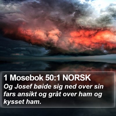 1 Mosebok 50:1 NORSK Bible Verse Image