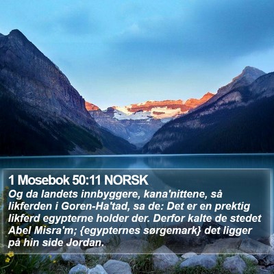 1 Mosebok 50:11 NORSK Bible Verse Image