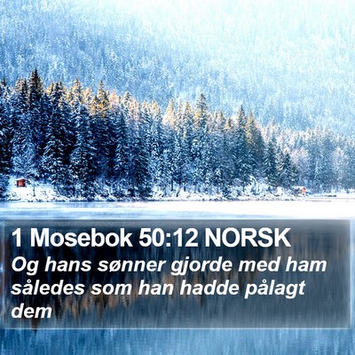 1 Mosebok 50:12 NORSK Bible Verse Image
