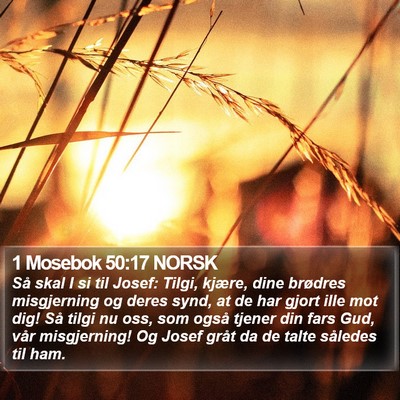 1 Mosebok 50:17 NORSK Bible Verse Image