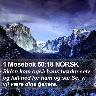 1 Mosebok 50:18 NORSK Bible Verse Image
