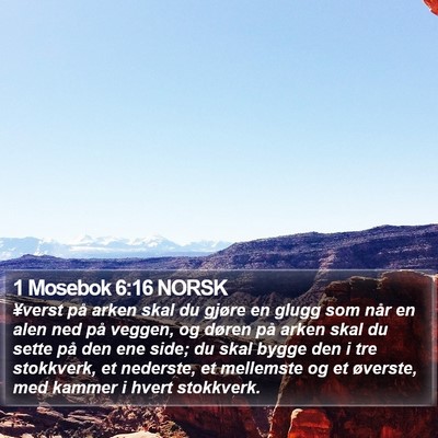 1 Mosebok 6:16 NORSK Bible Verse Image