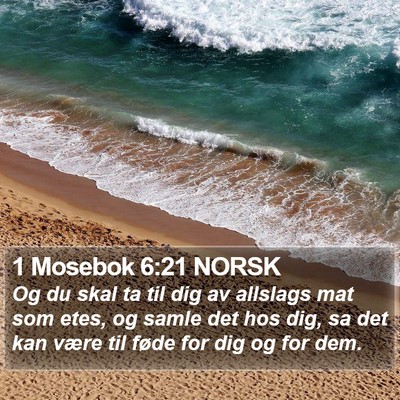 1 Mosebok 6:21 NORSK Bible Verse Image