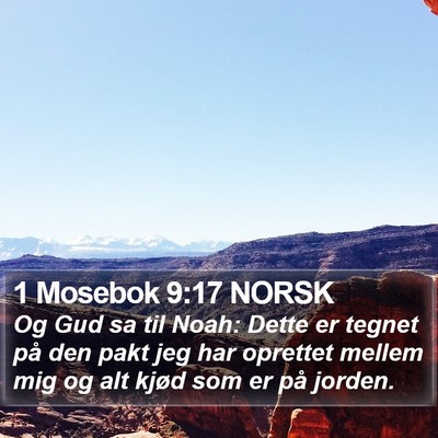 1 Mosebok 9:17 NORSK Bible Verse Image