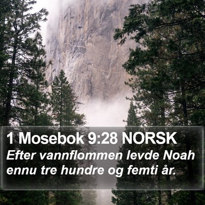 1 Mosebok 9:28 NORSK Bible Verse Image