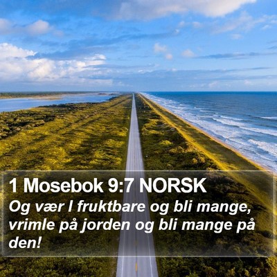 1 Mosebok 9:7 NORSK Bible Verse Image