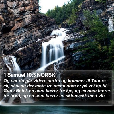 1 Samuel 10:3 NORSK Bible Verse Image