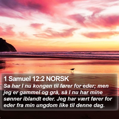 1 Samuel 12:2 NORSK Bible Verse Image