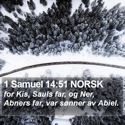 1 Samuel 14:51 NORSK Bible Verse Image