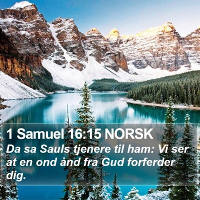 1 Samuel 16:15 NORSK Bible Verse Image