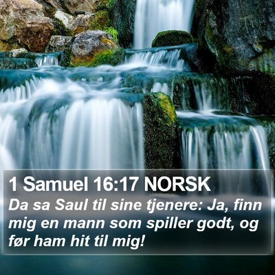 1 Samuel 16:17 NORSK Bible Verse Image