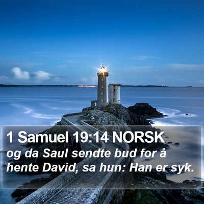 1 Samuel 19:14 NORSK Bible Verse Image