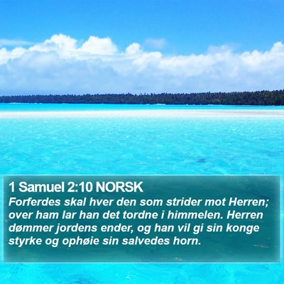 1 Samuel 2:10 NORSK Bible Verse Image