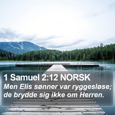 1 Samuel 2:12 NORSK Bible Verse Image