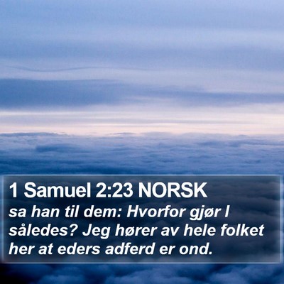 1 Samuel 2:23 NORSK Bible Verse Image