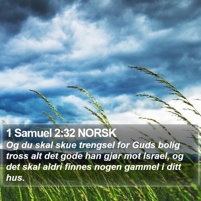1 Samuel 2:32 NORSK Bible Verse Image