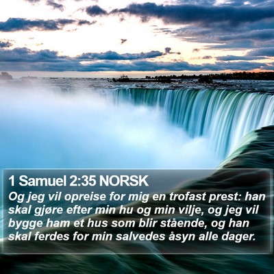 1 Samuel 2:35 NORSK Bible Verse Image