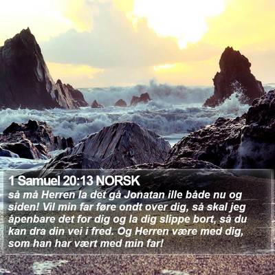 1 Samuel 20:13 NORSK Bible Verse Image