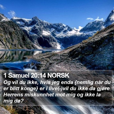 1 Samuel 20:14 NORSK Bible Verse Image