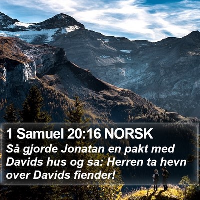 1 Samuel 20:16 NORSK Bible Verse Image