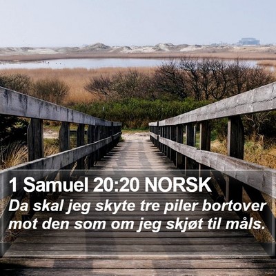 1 Samuel 20:20 NORSK Bible Verse Image