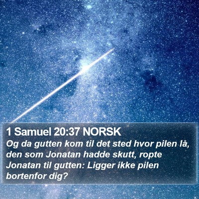 1 Samuel 20:37 NORSK Bible Verse Image