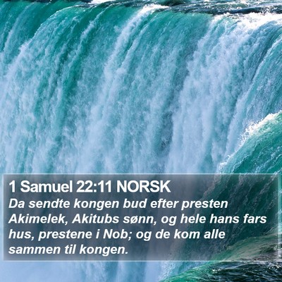 1 Samuel 22:11 NORSK Bible Verse Image