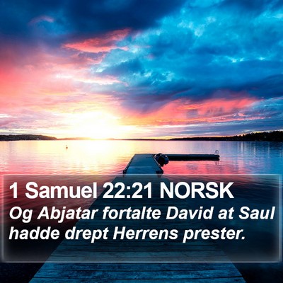 1 Samuel 22:21 NORSK Bible Verse Image