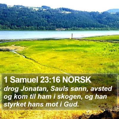 1 Samuel 23:16 NORSK Bible Verse Image