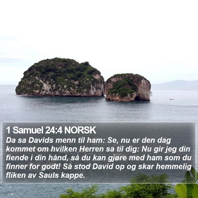 1 Samuel 24:4 NORSK Bible Verse Image