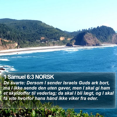 1 Samuel 6:3 NORSK Bible Verse Image