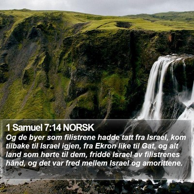 1 Samuel 7:14 NORSK Bible Verse Image