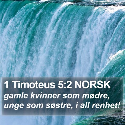 1 Timoteus 5:2 NORSK Bible Verse Image