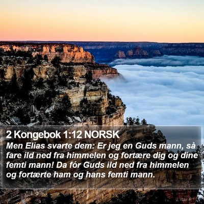 2 Kongebok 1:12 NORSK Bible Verse Image