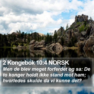 2 Kongebok 10:4 NORSK Bible Verse Image