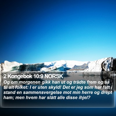 2 Kongebok 10:9 NORSK Bible Verse Image
